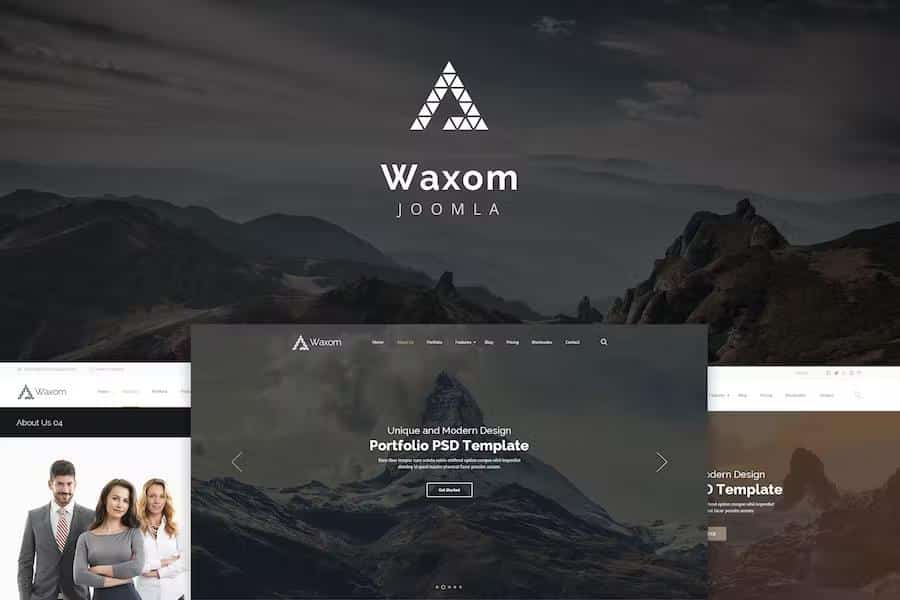 Waxom – Clean and Universal Responsive Joomla Template Latest Version