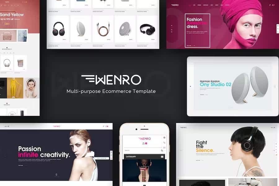 Wenro – Multipurpose Responsive Magento 2 Theme – 16 Homepages Fashion, Furniture, Digital and more Latest Version