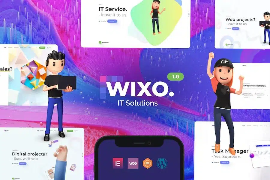 Wixo – Technology & IT Solutions WordPress Theme 1.0.0