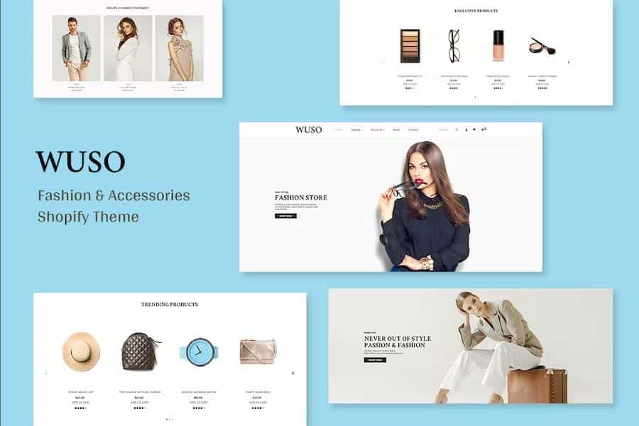 Wuso – Fashion Responsive Shopify Theme Latest Version