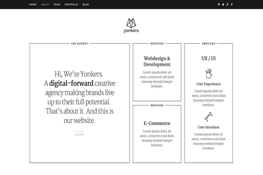 Yonkers – Trendy Portfolio Joomla Template Latest Version