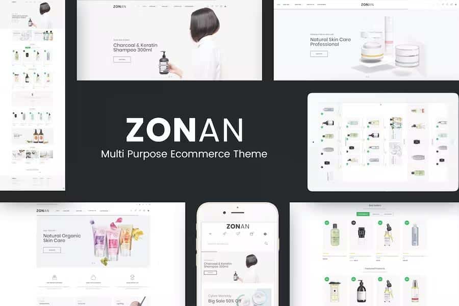 Zonan – Health & Beauty Responsive Prestashop Theme Latest Version