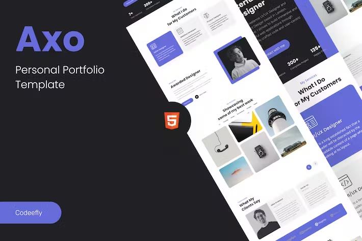 Axo Personal Portfolio Template Latest Version