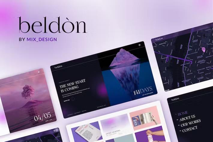 Beldon – Coming Soon and Landing Page Template Latest Version