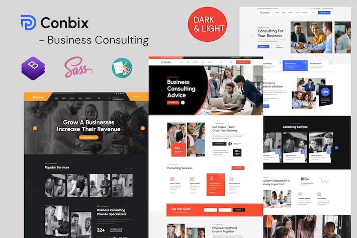 Conbix – Business Consulting HTML Template Latest Version