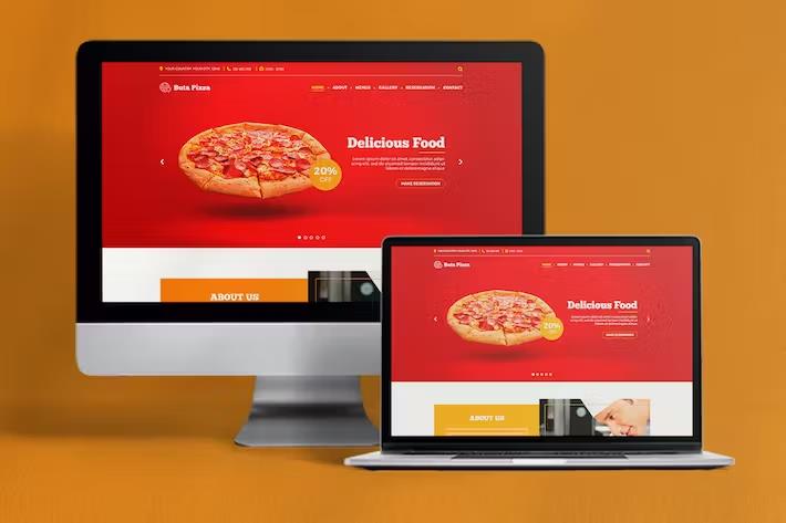 Butazzo Pizza – Restaurant & Pizza One Page HTML Template Latest Version