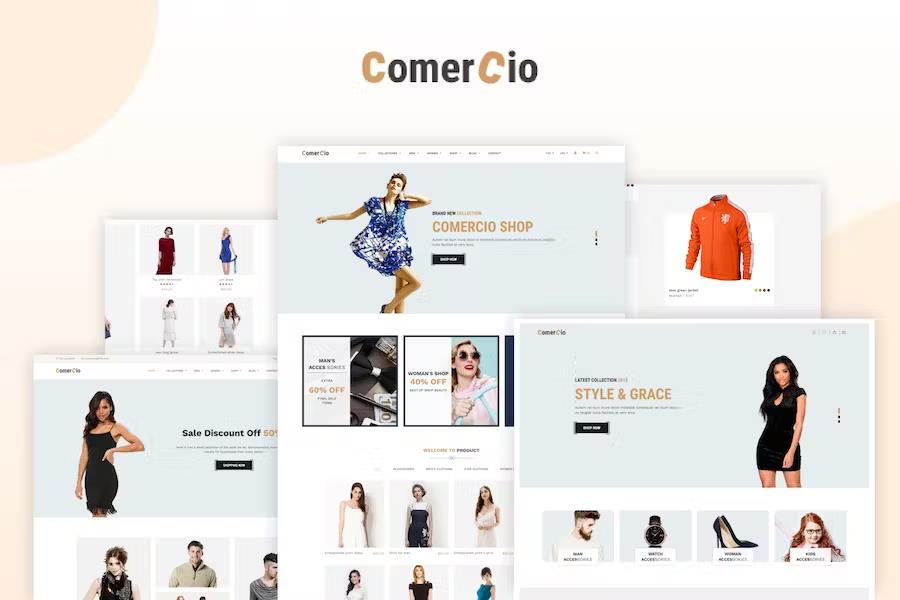 Comercio – Fashion Shop Ecommerce HTML Template Latest Version