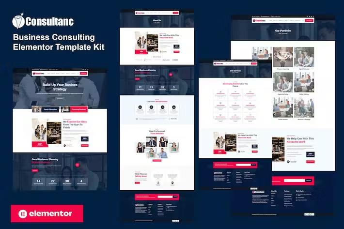 Consultanc – Business Consulting Elementor Template Kit Latest Version