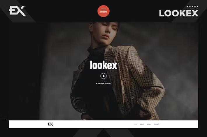 Lookex – Creative Portfolio Template Latest Version