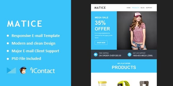 Matice – Responsive E-mail Template Latest Version