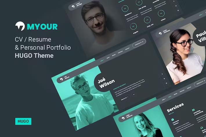 Myour – CV/Resume & Personal Portfolio Hugo Theme Latest Version