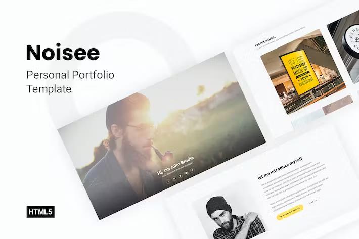 Noisee – Personal Portfolio Template Latest Version