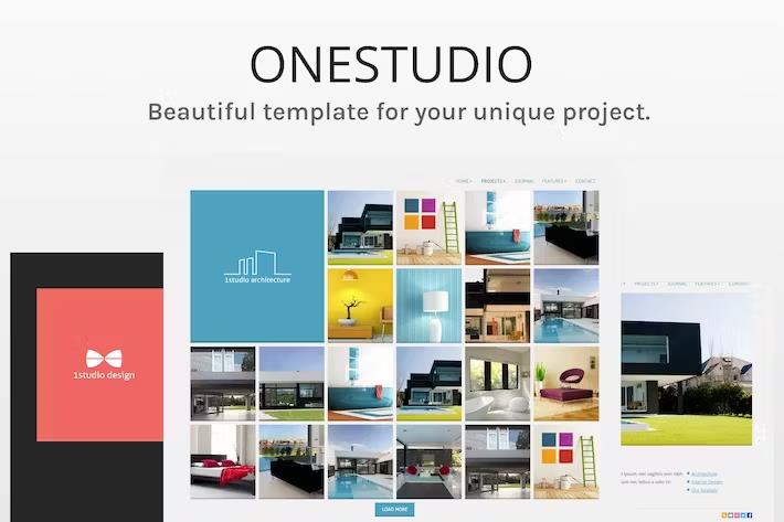 OneStudio – Minimal HTML5 Template Latest Version