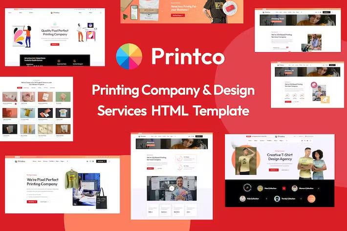 Printco – Printing Company & Service HTML Template Latest Version