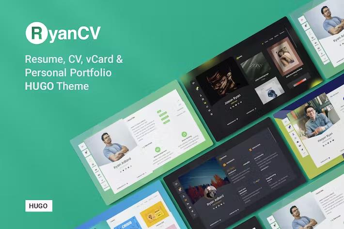 RyanCV – CV/Resume & Personal Portfolio Hugo Theme Latest Version