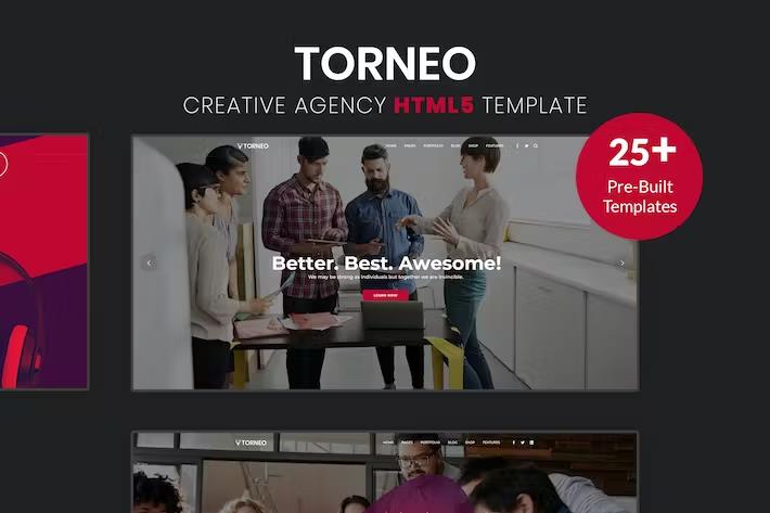 Torneo – Agency Multi-purpose HTML Template Latest Version