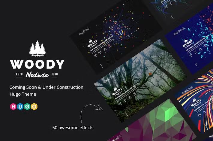 Woody – Coming Soon Hugo Theme Latest Version