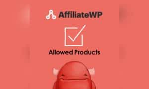 AffiliateWP Allowed Products
