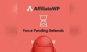 AffiliateWP Force Pending Referrals