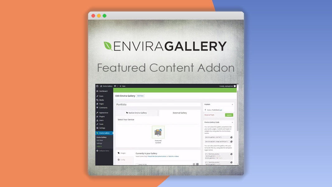 Envira Gallery – Featured Content Addon 1.3.1