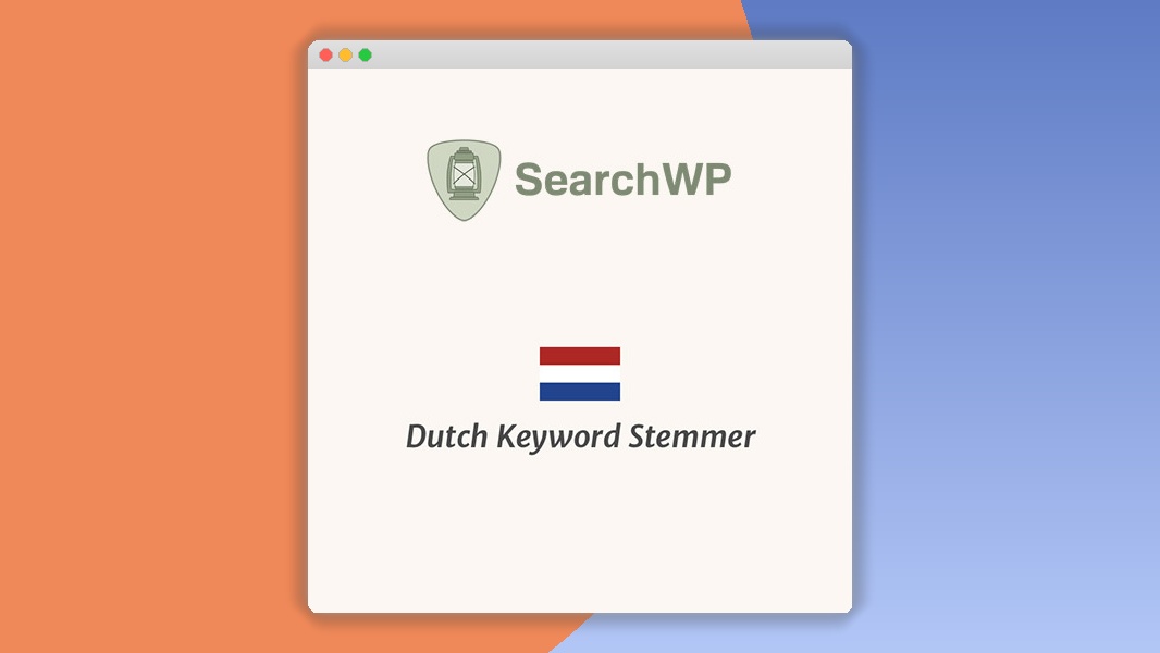 SearchWP Dutch Keyword Stemmer 1.2.4