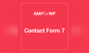 Contact Form 7 for AMP