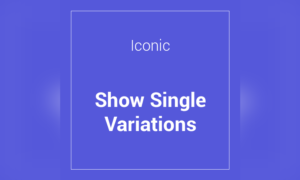 Iconic WooCommerce Show Single Variations