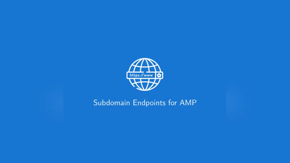 Subdomain Endpoints for AMP 1.1.8
