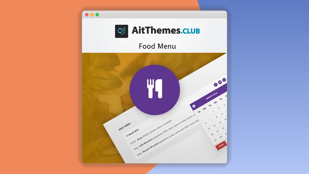 AIT Food Menu 2.0.2