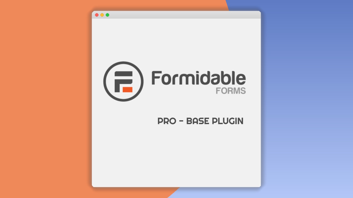 Formidable Forms Pro – WordPress Form Builder 6.22