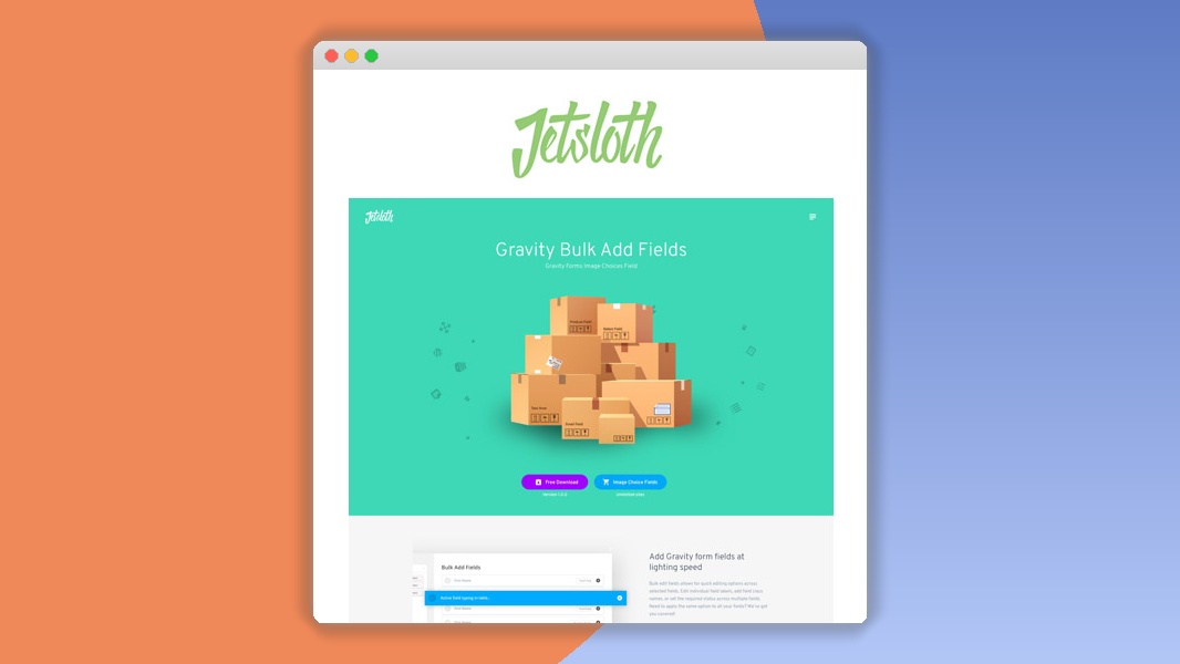 Jetsloth – Gravity Forms Bulk Add Fields 1.2.1
