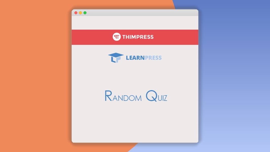 LearnPress Random Quiz Add-on 4.0.4