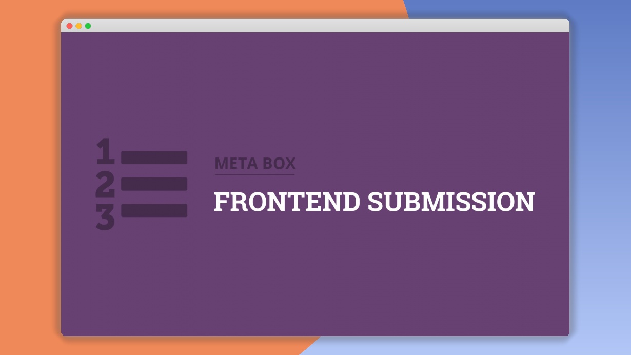 Meta Box Frontend Submission 4.5.1