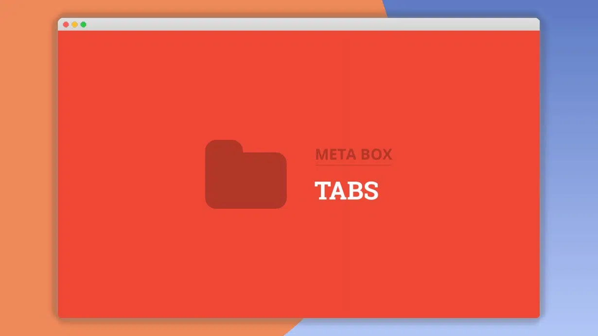Meta Box Tabs 1.2.0