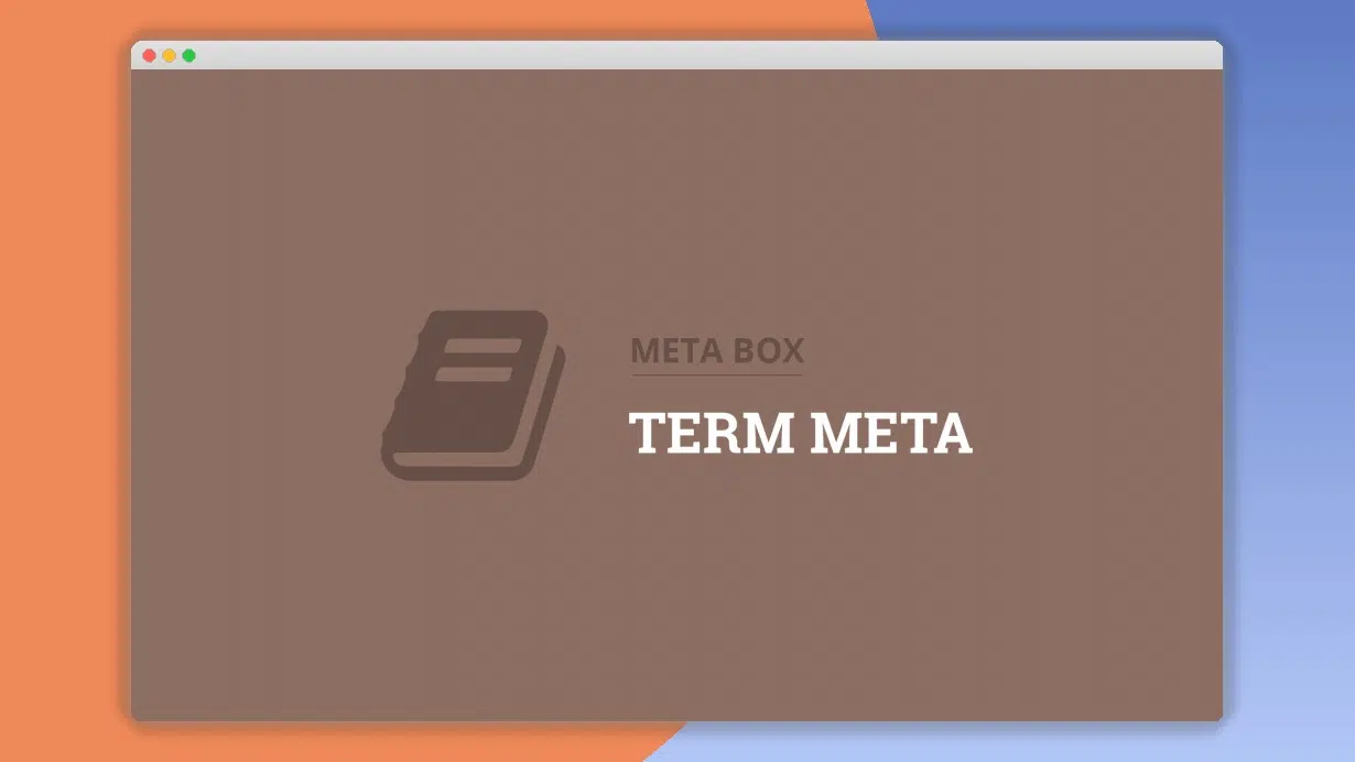 Meta Box Term Meta 1.2.11